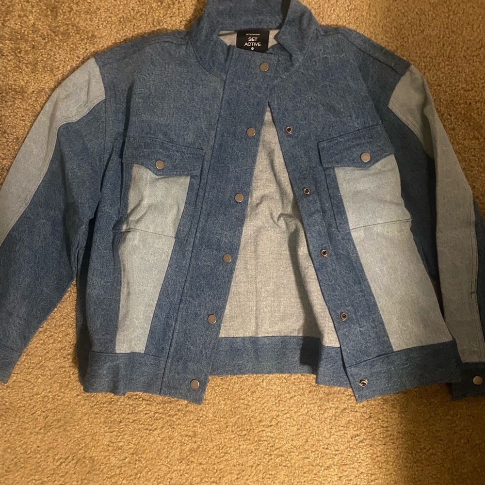SET denim jacket